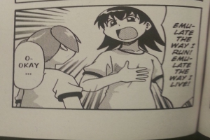 Ein Buchumschlag mit Illustrationen von Menschen und Text.