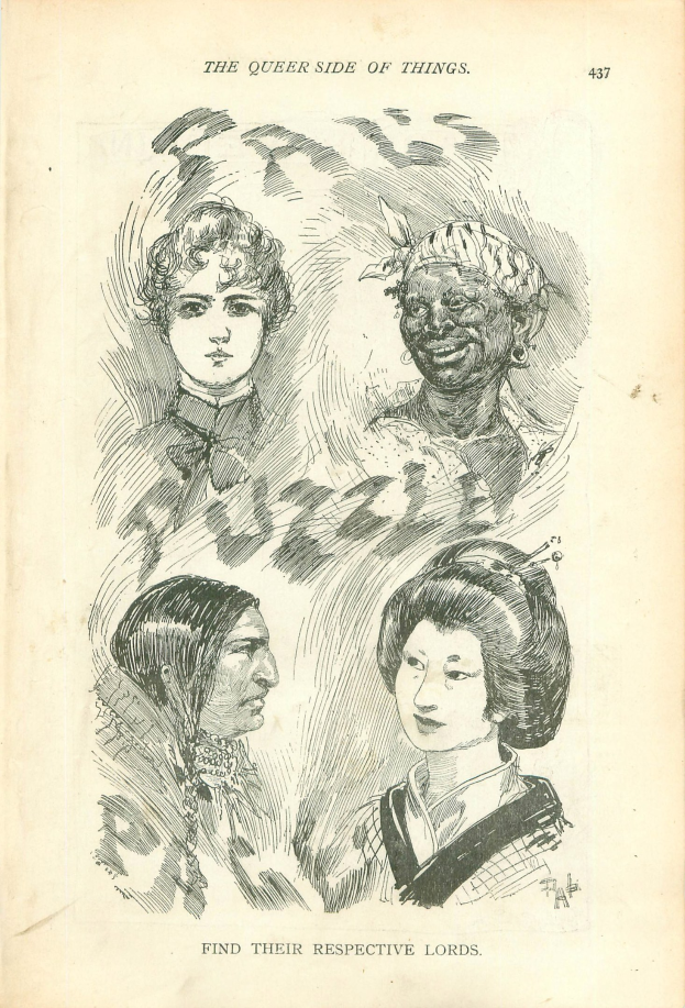 Buchumschlag mit der Aufschrift "Die queere Seite der Dinge" mit vier illustrierten Frauenköpfen.